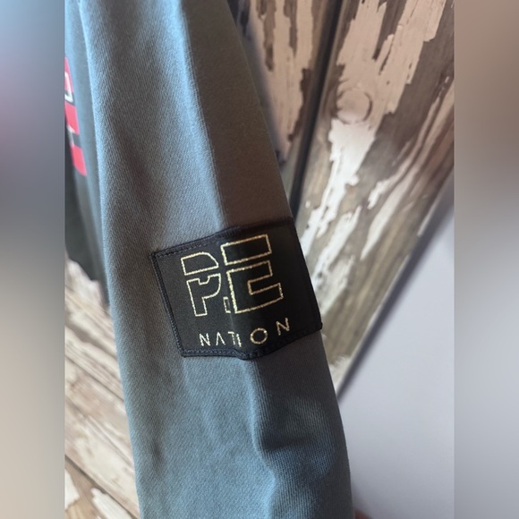 P.E NATION heritage sweatshirt in dark shadow NET Size  Small - Picture 13 of 14
